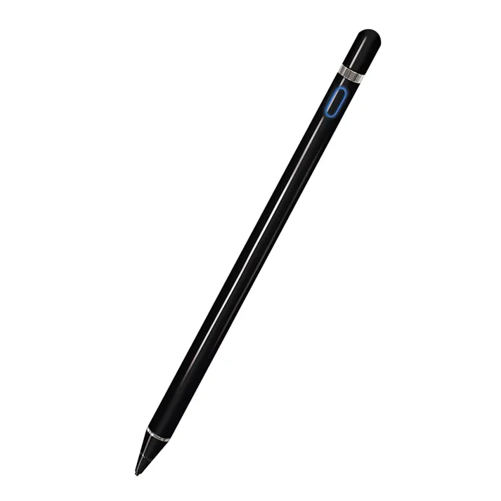 ペン先1.5mm充電式精密タッチペン ブラック TPCW-01BK