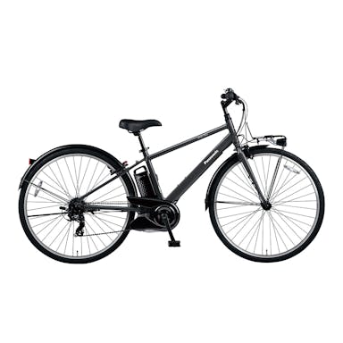 【自転車】《パナソニック》電動アシスト自転車 ベロスター 外装7段 700C ミッドナイトブラック BE-ELVS773B(販売終了)