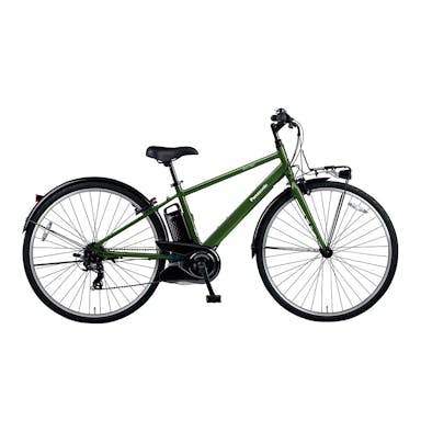 【自転車】《パナソニック》電動アシスト自転車 ベロスター 外装7段 700C グリーン BE-ELVS773G(販売終了)