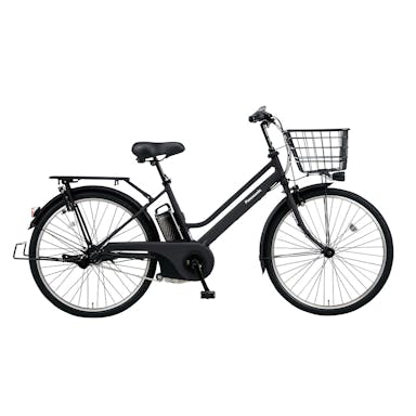 【自転車】《パナソニック》電動アシスト自転車 ティモ・S 26インチ 内装3段 マットジェットブラック BE-ELST636B(販売終了)