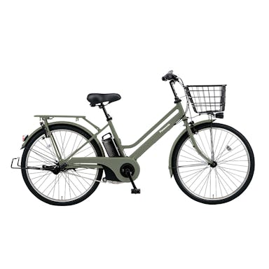【自転車】《パナソニック》電動アシスト自転車 ティモ・S 26インチ 内装3段 マットオリーブ BE-ELST636G2(販売終了)