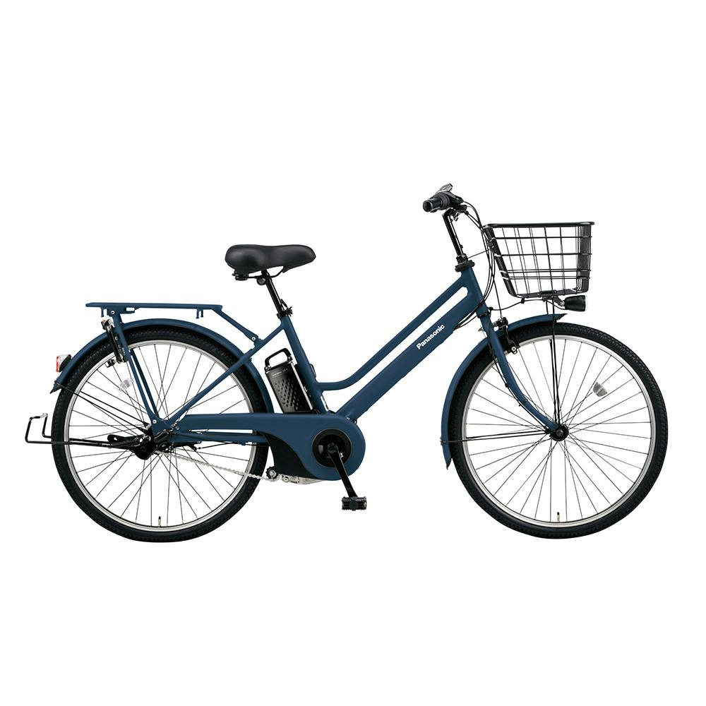 【自転車】《パナソニック》電動アシスト自転車 ティモ・S 26インチ 内装3段 マットネイビー BE-ELST636V(販売終了)