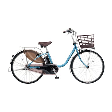 【自転車】《パナソニック》電動アシスト自転車 ビビDX 26型 内装3段 クレメントブルー