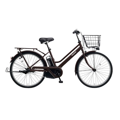 【自転車】《パナソニック》電動アシスト自転車 ティモS 26インチ 内装3段 ブラウン