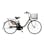 【自転車】《パナソニック》電動アシスト自転車 ビビ・L 24インチ 内装3段 アイビーグリーン