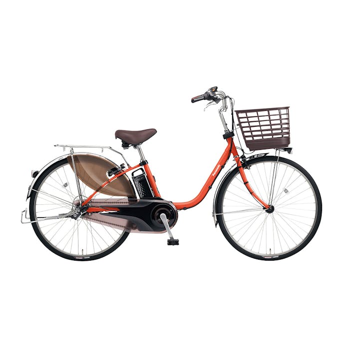 【自転車】《パナソニック》電動アシスト自転車 ビビ・DX 24インチ 内装3段 レッドオーカー