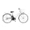 【自転車】《パナソニック》電動アシスト自転車 ティモ・DX 27インチ 内装5段 シェードホワイト