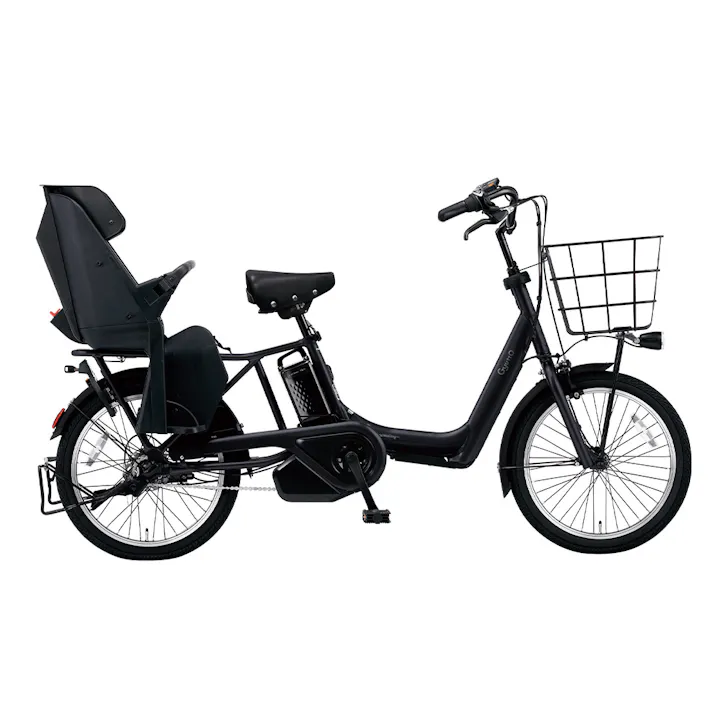 【自転車】電動アシスト自転車 Gyutto ギュット・アニーズ・DX・押し歩き 20インチ 内装3段 マットジェットブラック