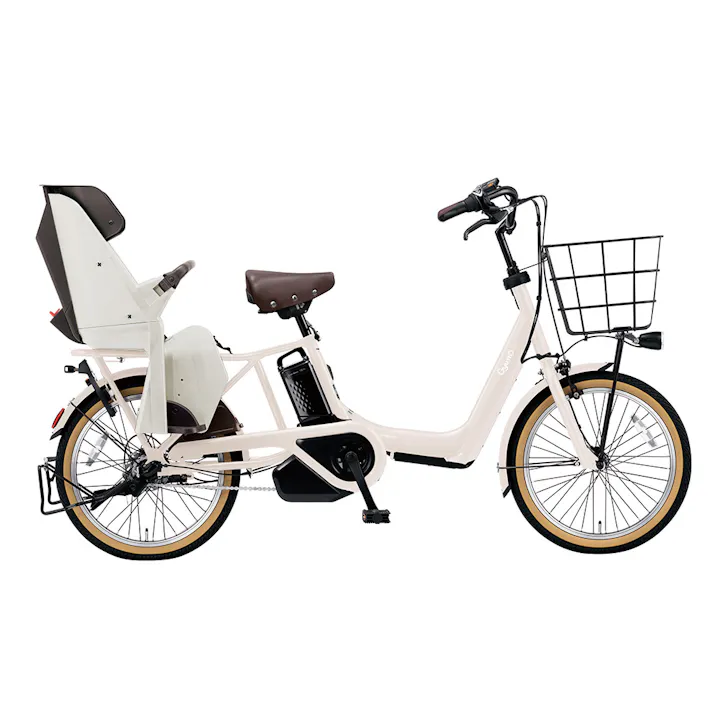 【自転車】電動アシスト自転車 Gyutto ギュット・アニーズ・DX・押し歩き 20インチ 内装3段 ホワイトグレー