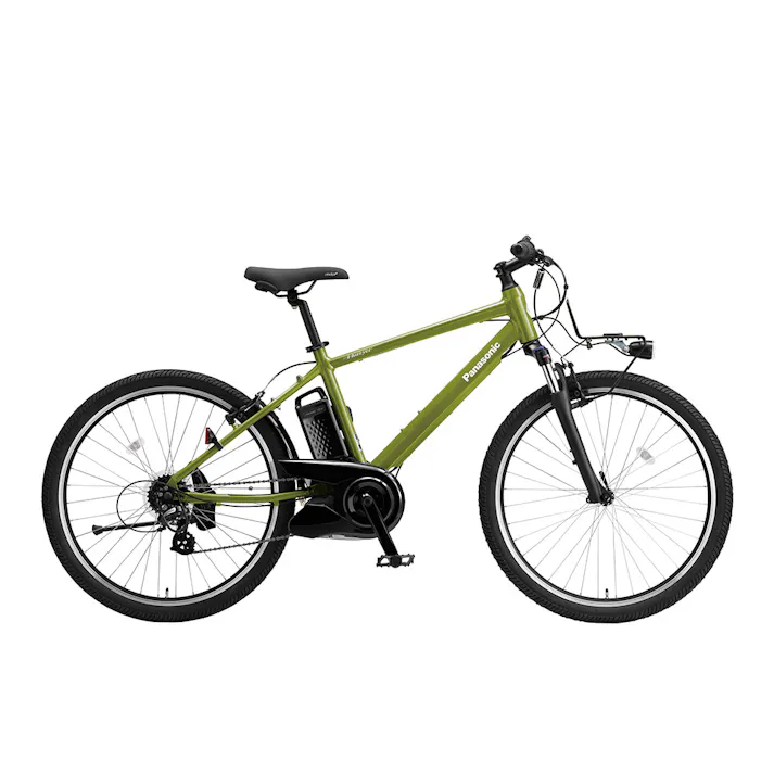 【自転車】25年モデル 電動アシスト自転車 Hurryer ハリヤ 26インチ 外装7段 FH671G グラスグリーンビター