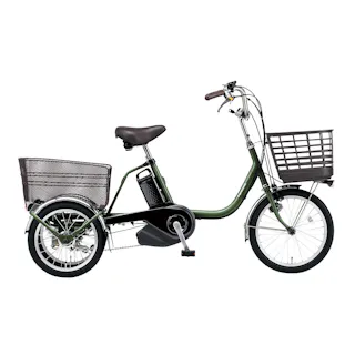 【自転車】26年モデル 電動アシスト自転車 ViViライフ ビビライフ 前18 後16 内装3段 BE-FU833 G:ラプターグリーン