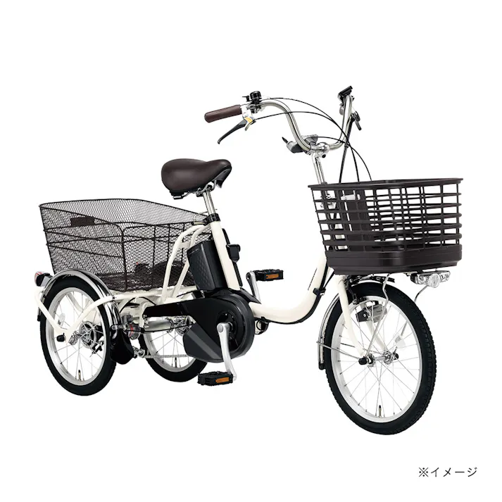 【自転車】電動アシスト自転車 ViViライフ ビビライフ 前18 後16 内装3段 FU833V V:Pファインブルー