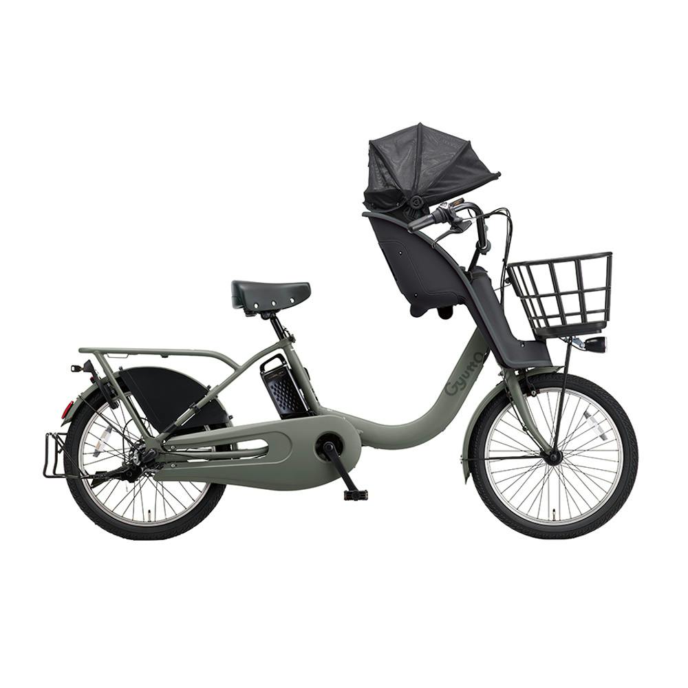【自転車】電動アシスト自転車 Gyutto ギュット・クルームF・DX 20インチ 内装3段 FHD033 艶消し G：マットオリーブ