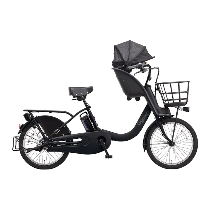 【自転車】26年モデル 電動アシスト自転車 Gyutto ギュット・クルームF・EX 20インチ 内装3段 FHE031 艶消し B:マットコークスブラック