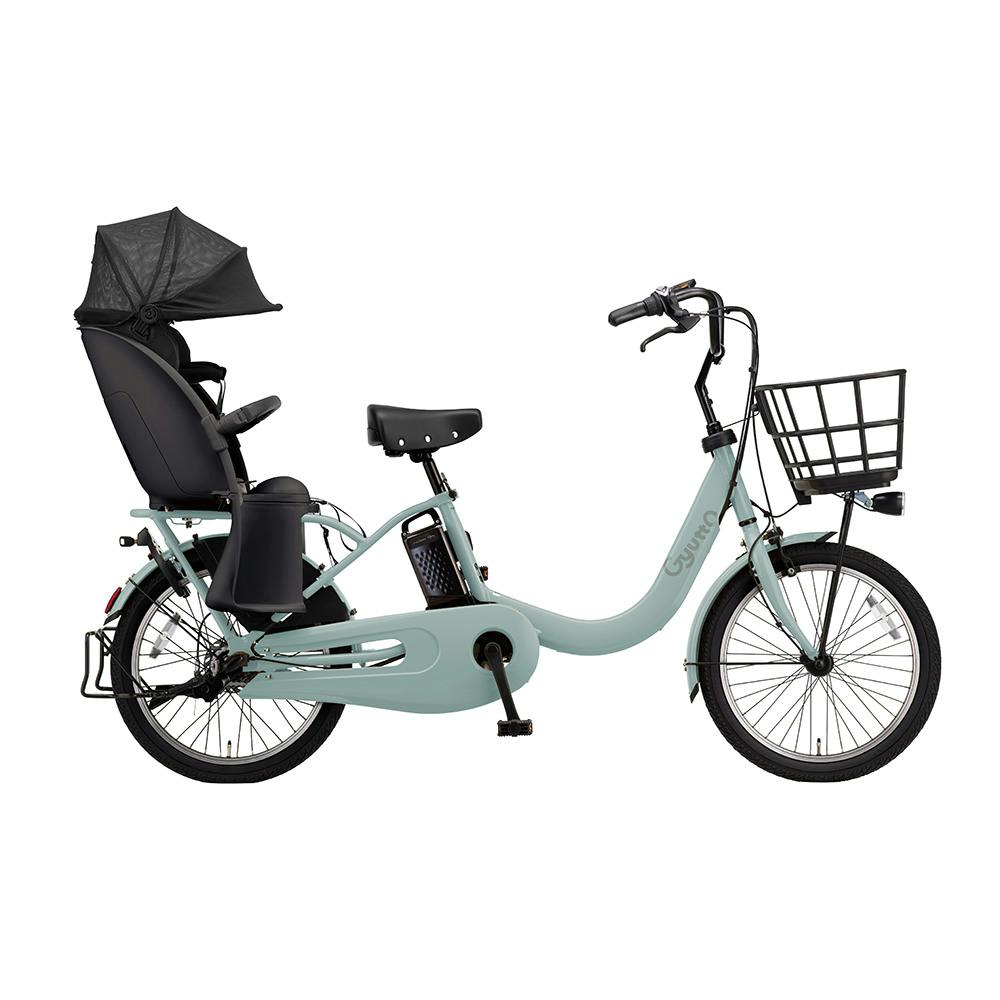 【自転車】電動アシスト自転車 Gyutto ギュット・クルームR・DX 20インチ 内装3段 FRD035 艶消し N：マットエアクラフトグレー