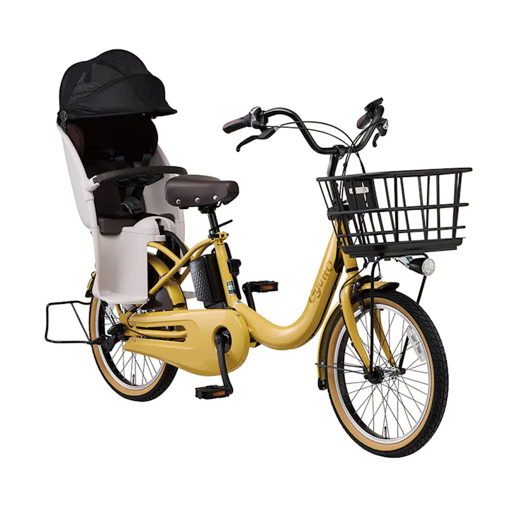 【自転車】26年モデル 電動アシスト自転車 Gyutto ギュット・クルームR・DX 20インチ 内装3段 FRD035 Y:ミュートイエロー