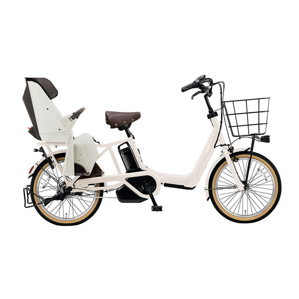【自転車】26年モデル 電動アシスト自転車 Gyutto ギュット・アニーズ・DX・押し歩き 20インチ 内装3段 FAW032 F：ホワイトグレー