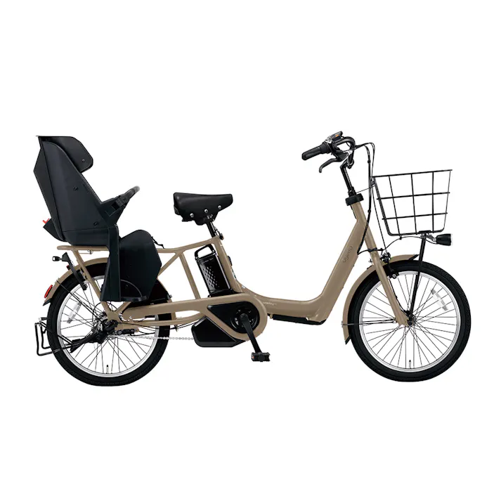 【自転車】26年モデル 電動アシスト自転車 Gyutto ギュット・アニーズ・DX・押し歩き 20インチ 内装3段 FAW032 艶消し マットダークオリーブ