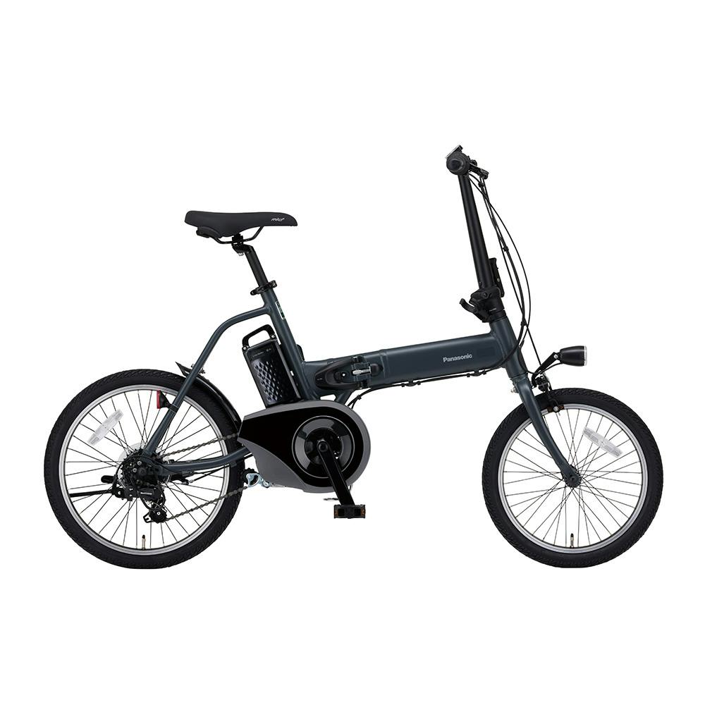 【自転車】26年モデル 電動アシスト自転車 折りたたみ オフタイム OFF TIME 前18/後20 外装7段 FW072 N：マットグラファイトグレー