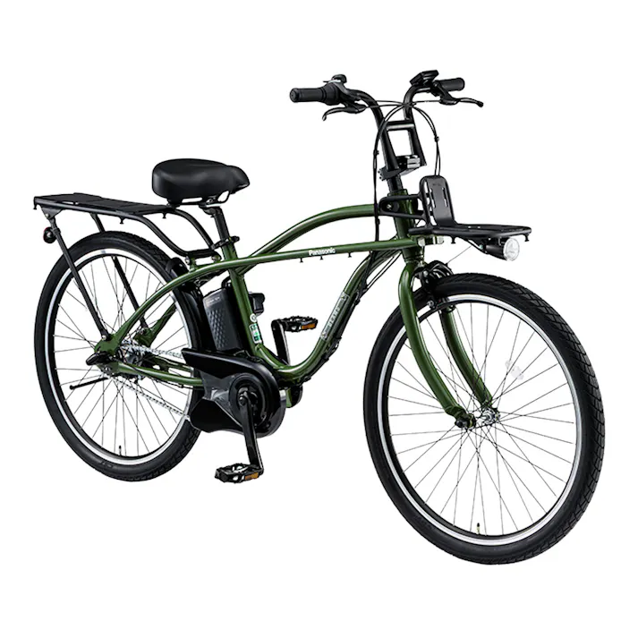 【自転車】26年モデル 電動アシスト自転車 BP02 26インチ 内装3段 1FZC632 G:グリーン