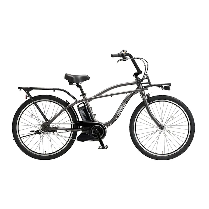 【自転車】26年モデル 電動アシスト自転車 BP02 26インチ 内装3段 FZC633 艶消し N:ストーンウォッシュダークグレー