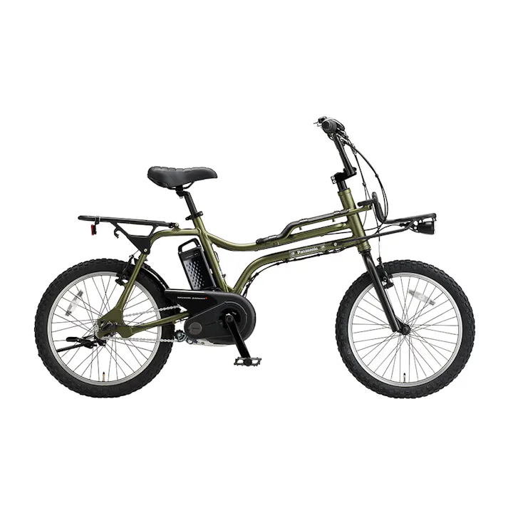 【自転車】26年モデル 電動アシスト自転車 EZ 20インチ 内装3段 FZ033 艶消し G2: O.Cグリーン