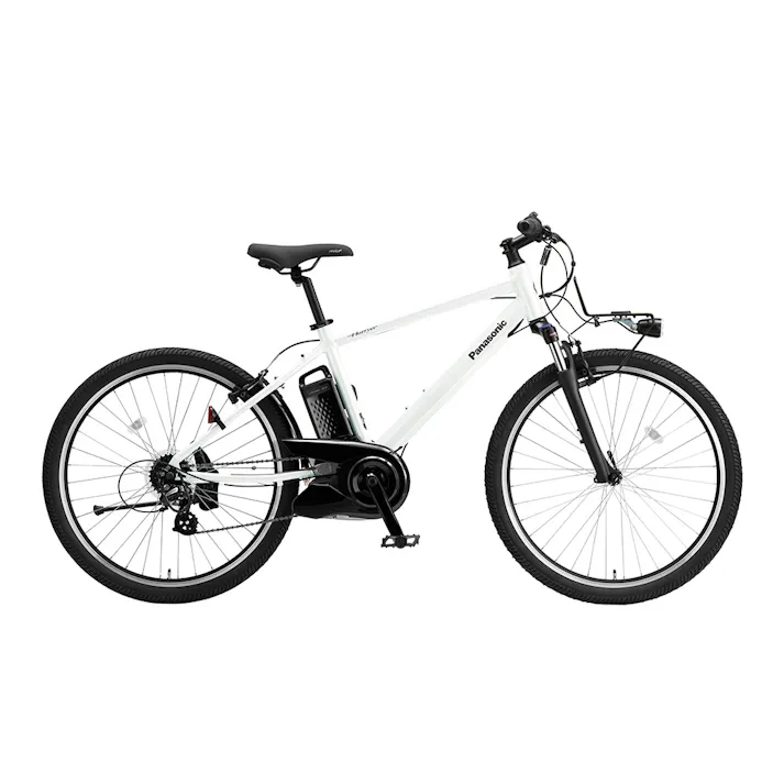 【自転車】26年モデル 電動アシスト自転車 ハリヤ Hurryer 26インチ 外装7段 FH672 F:クリスタルホワイト