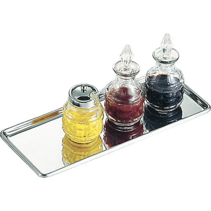 【CAINZ-DASH】日本メタルワークス 長方形浅バット渕巻き無し 大 J02300000250【別送品】