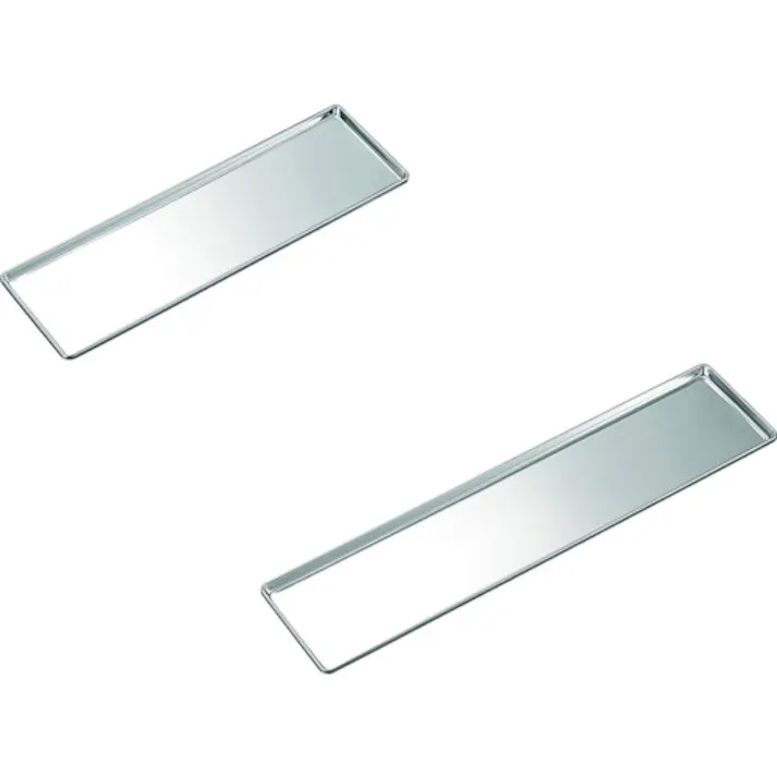 【CAINZ-DASH】日本メタルワークス 長方形浅バット渕巻き無し 中 J02300000240【別送品】