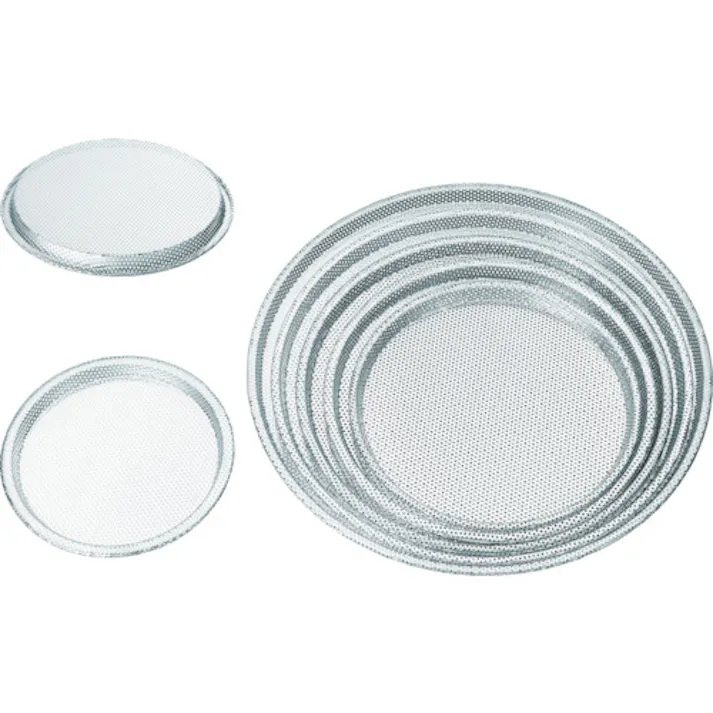 【CAINZ-DASH】日本メタルワークス 丸型パンチング浅バット 12インチ J02300000996【別送品】