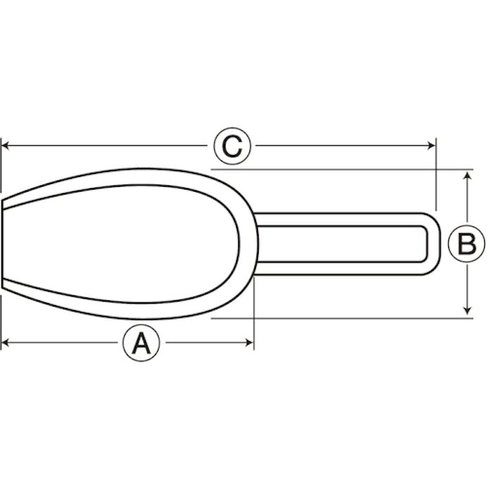 【CAINZ-DASH】日本メタルワークス 抗菌スコップ特大 K02600000020【別送品】