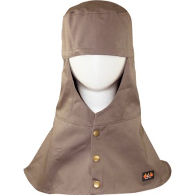 【CAINZ-DASH】日光物産 Ａｒｍａｔｅｘ防炎頭巾（ツバ無し）　グレー　Ｌ AX1301 L GR【別送品】