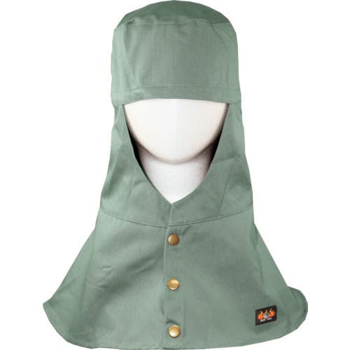 日光物産 Armatex防炎頭巾(ツバ無し) アースグリーン LL AX1301 LL EG 溶接用保護具 日光物産 Armatex防炎頭巾(ツバ無し) アースグリーン LL AX1301 LL EG 溶接用保護具