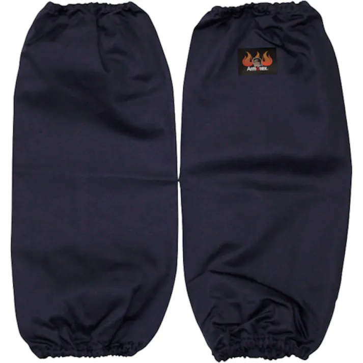 【CAINZ-DASH】日光物産 Armatex防炎腕カバー(ゴム式) ネイビー AX1401 F NV【別送品】