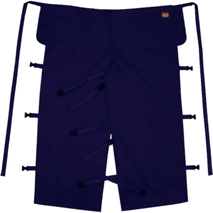 【CAINZ-DASH】日光物産 Armatex防炎前掛け(ローハイド型) ネイビー AX1202 F NV【別送品】