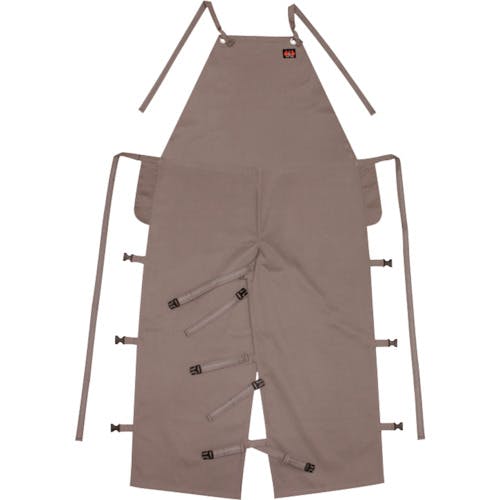 日光物産 Armatex防炎胸付前掛け(ローハイド型) グレー AX1203 F GR 溶接用保護具 日光物産 Armatex防炎胸付前掛け(ローハイド型) グレー AX1203 F GR 溶接用保護具
