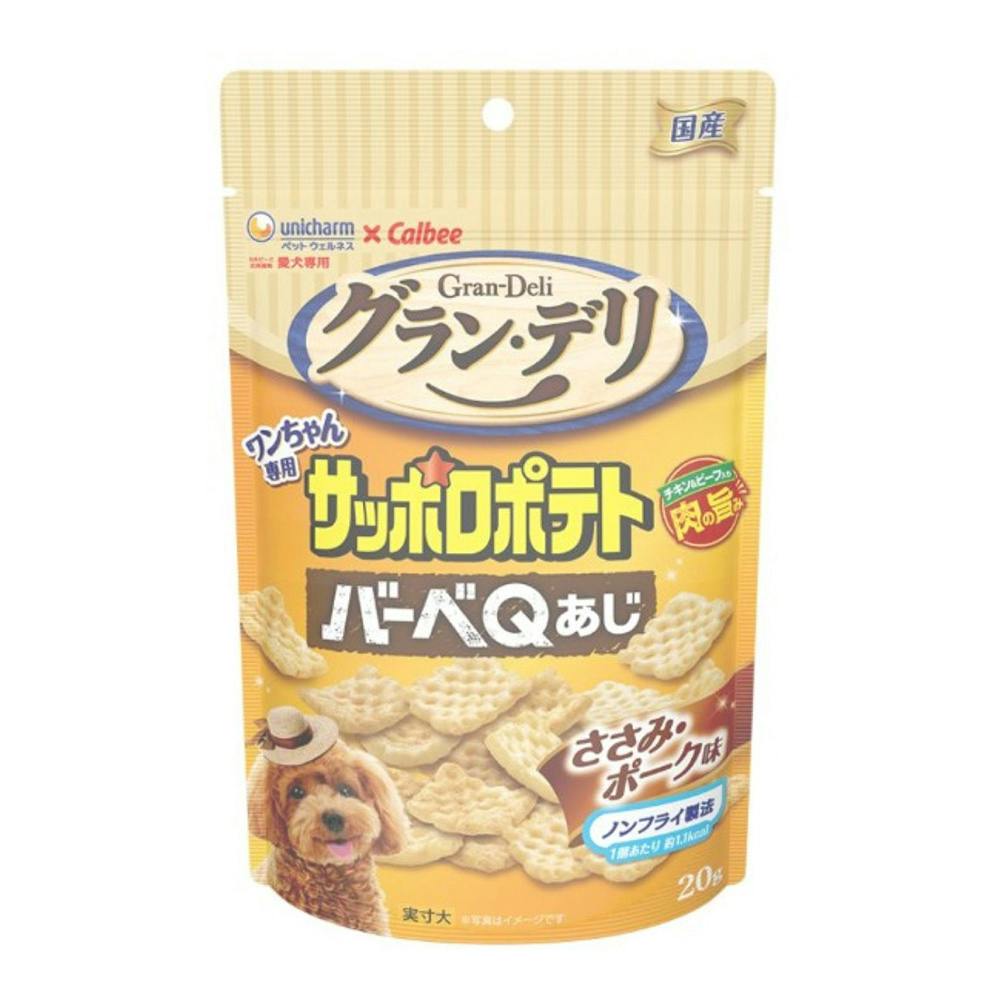 グラン・デリ サッポロポテト バーベQ味 ささみ・ポーク味 20g