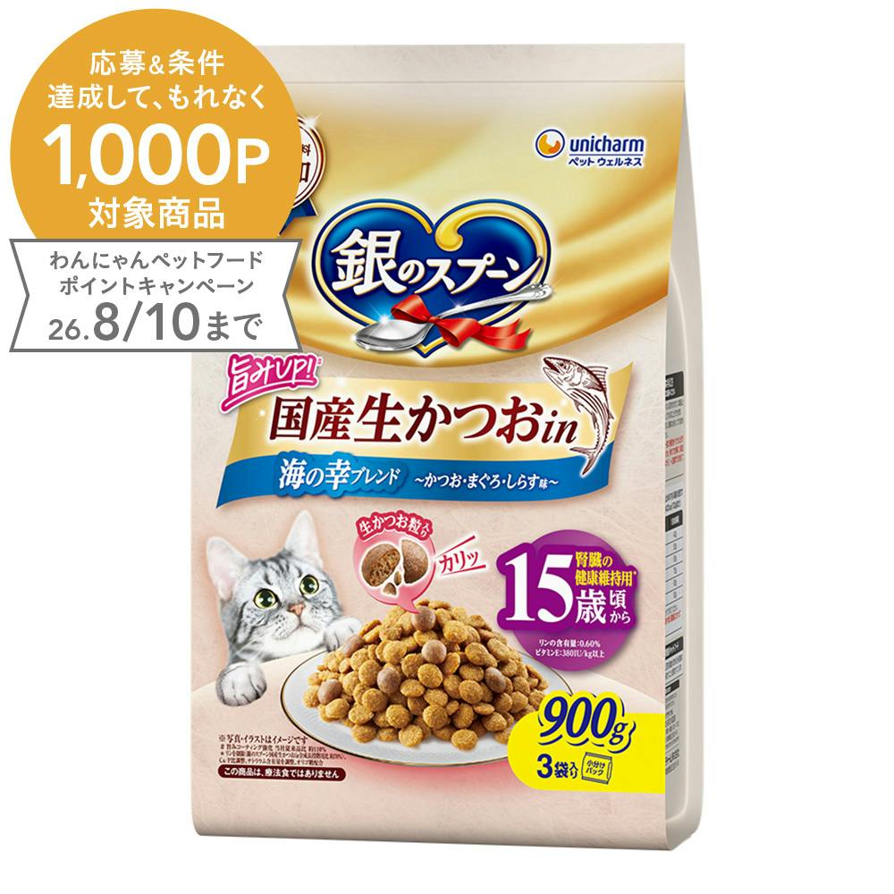 銀のスプーン 国産生かつおin海の幸ブレンド 15歳から 900g