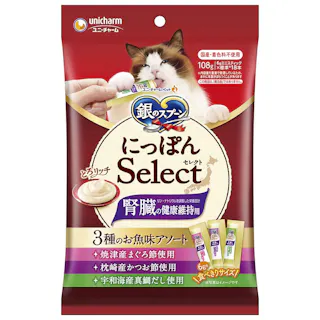 銀のスプーン にっぽんSelect 腎臓の健康維持用 3種のお魚味アソート 108g