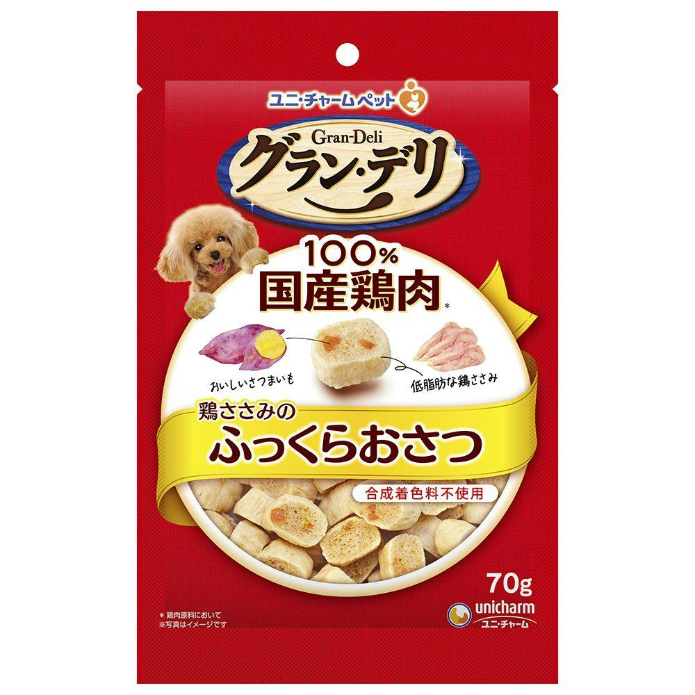 グラン・デリ おやつ 鶏ささみふっくらおさつ 70g スナック・ドライタイプおやつ グラン・デリ おやつ 鶏ささみふっくらおさつ 70g スナック・ドライタイプおやつ