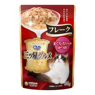 銀のスプーン 三ツ星グルメ パウチ まぐろ・たい入りかつお 35g