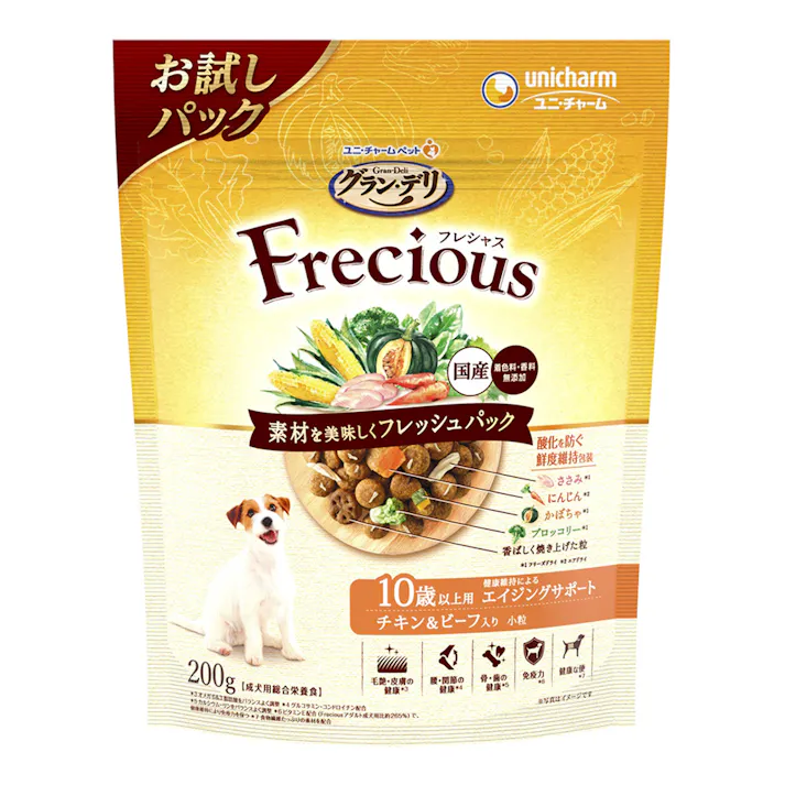 グラン・デリ フレシャス 10歳以上用 チキン&ビーフ入り 200g