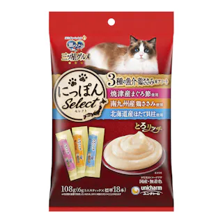 銀のスプーン 三ツ星グルメ とろリッチ 3種の魚介・鶏ささみ味アソート 108g