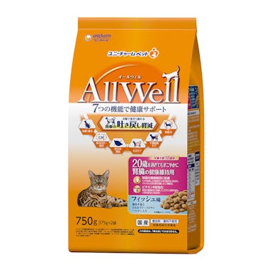 AllWell 20歳 腎臓の健康維持用 フィッシュ味 750g