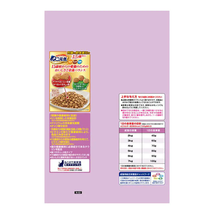 ねこ元気15歳 2.8kg