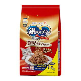 銀のスプーン 贅沢うまみ仕立て まぐろ・かつお・煮干し・白身魚・しらす入り 1.5kg