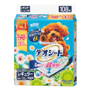 デオシートホワイトフローラルレギュラー108枚