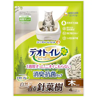 デオトイレ 針葉樹の消臭・抗菌チップ 4L