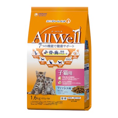 AllWell 骨・歯の発育サポート 子猫用 フィッシュ味 1.6kg