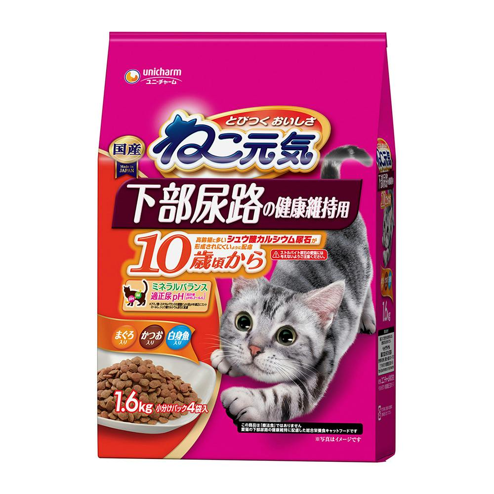 ねこ元気 下部尿路の健康維持用 10歳頃から 1.6kg | ペット用品（猫） 通販 | ホームセンターのカインズ